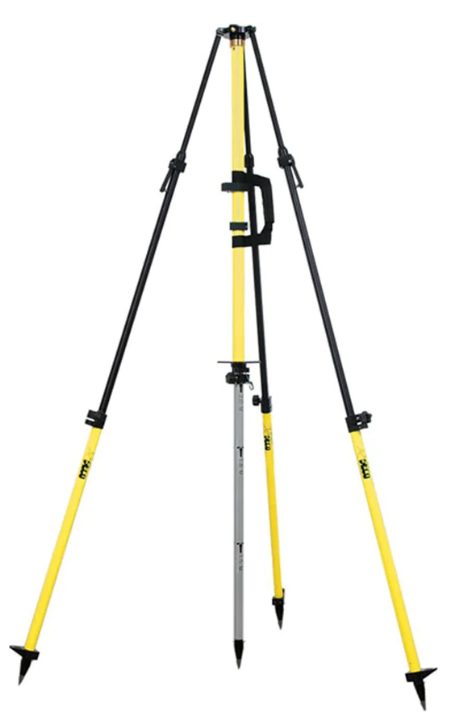 Graduated Collapsible GPS Antenna Tripod - Yellow