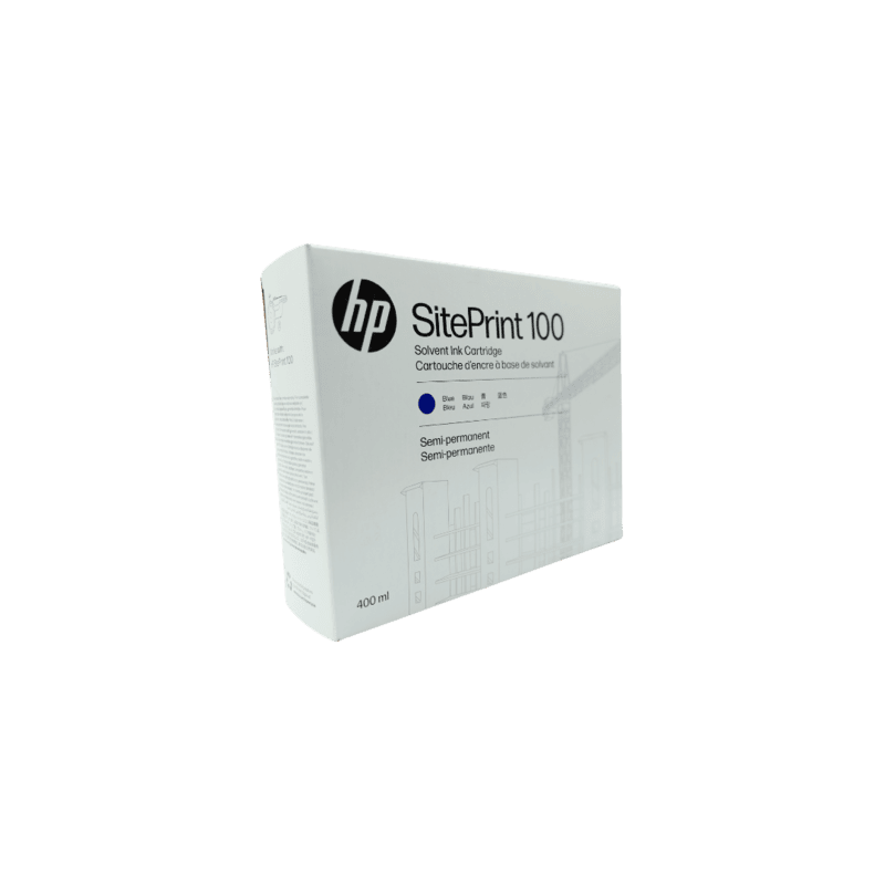 HP SitePrint 100 Blue Solvent Semipermanent Ink Cartridge