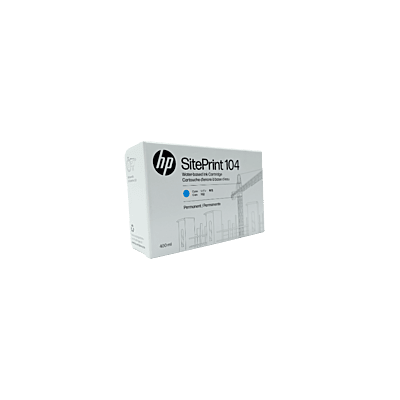 HP SitePrint 104 Cyan Water-based Permanent Ink Cartridge